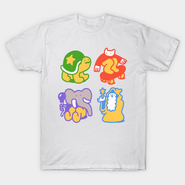 Doodle Buddies T-Shirt by obinsun